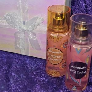Aeropostle Body Spray set